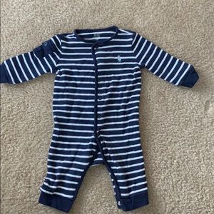 Ralph Lauren Navy & White One Piece 3mo ✨